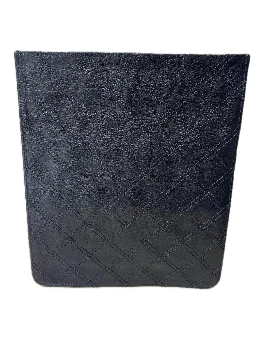 Marc Jacobs Quilted iPad Leather Case Zipper pouch on front